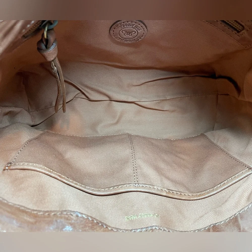 ♥️ NEW! Johnny Was Leather Cloud Purse Bag - Picture 12 of 17